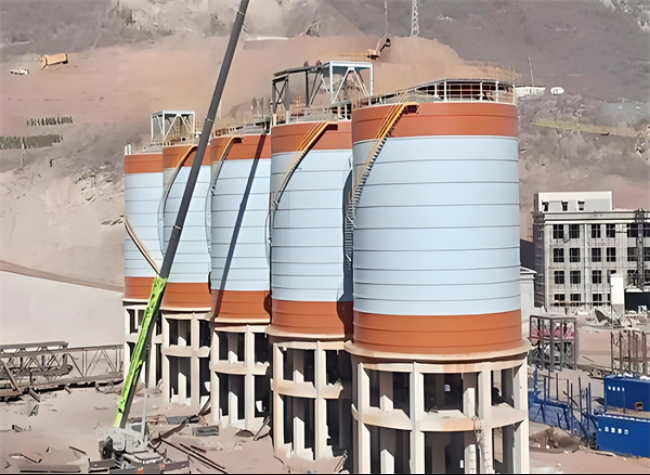 嫩江高架钢板仓